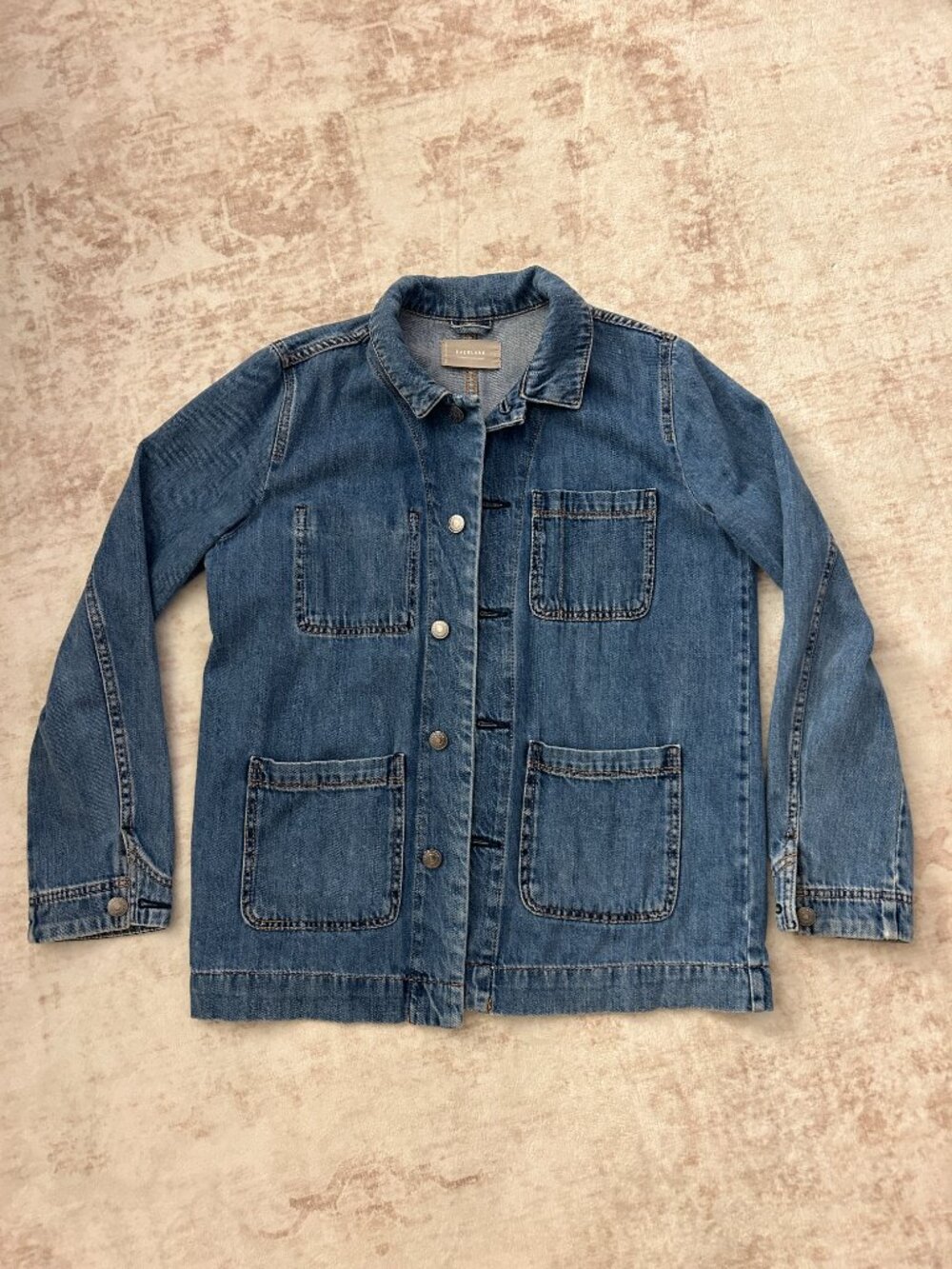 Everlane Denim Chore Jacket — Medium Wash — Small - Picture 4 of 11